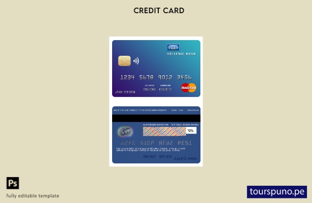 lista para imprimir plantilla de mastercard del banco helénico de Chipre